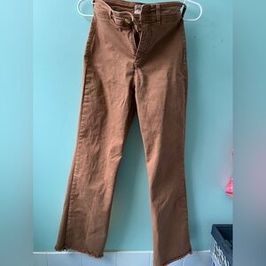 Marine Layer Women's Straight-Leg Pants in Brown